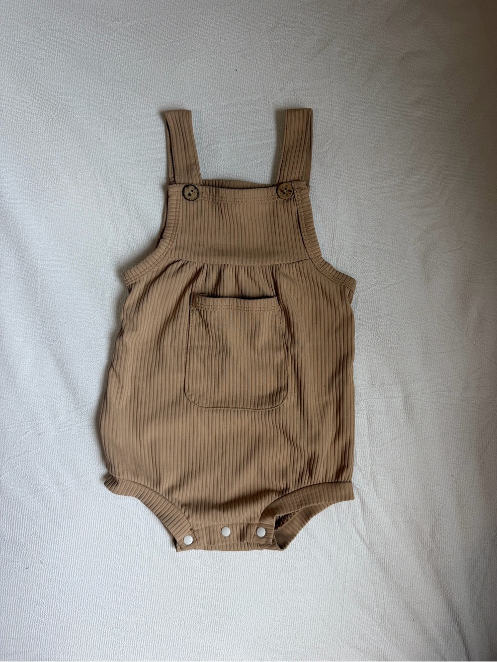 Ribbed Bubble Romper